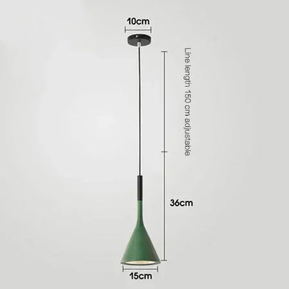 Modern LED pendant light in black and white E27 bedroom table dining room hanging light lampshade home cabinet suitable for
