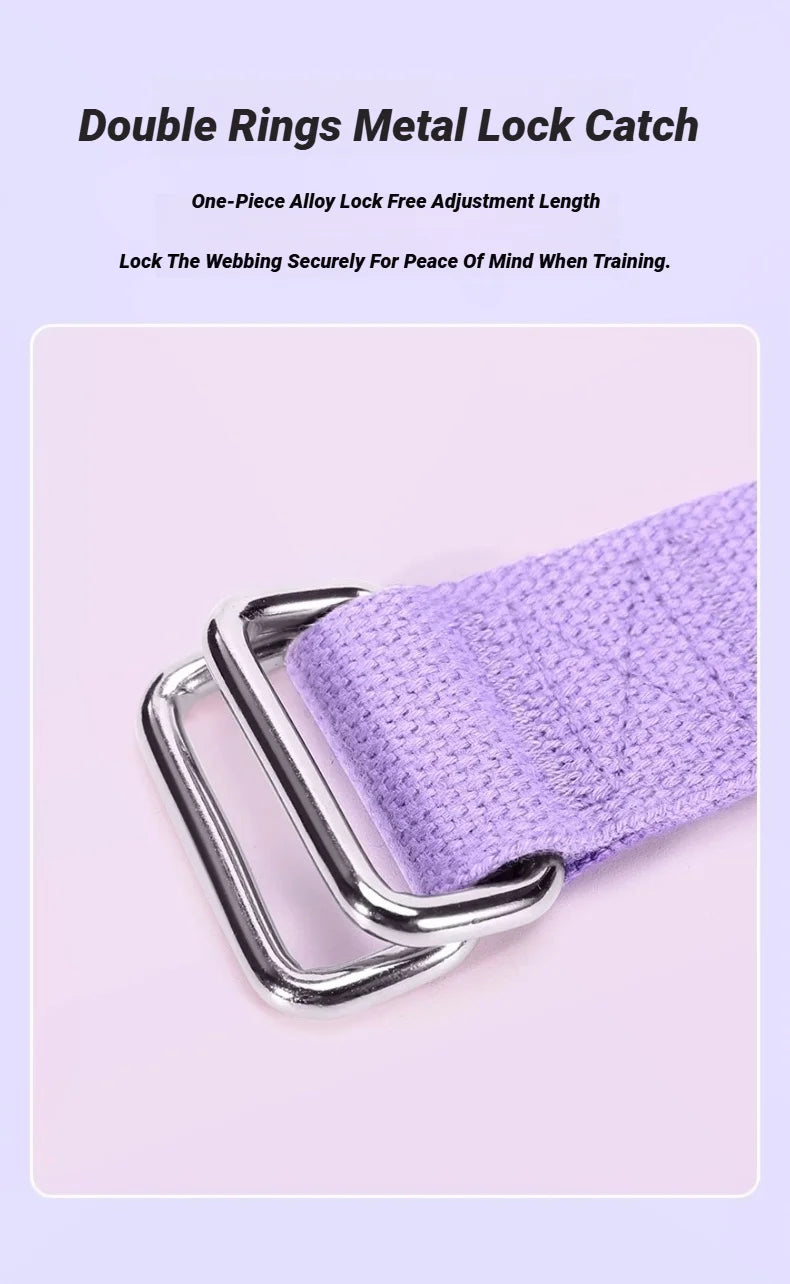 Adjustable Aerial Yoga Strap Pull Rope Women Hammock Stretch Leg Splits Trainer Female Gym Belt Swing Stretching Fitness
