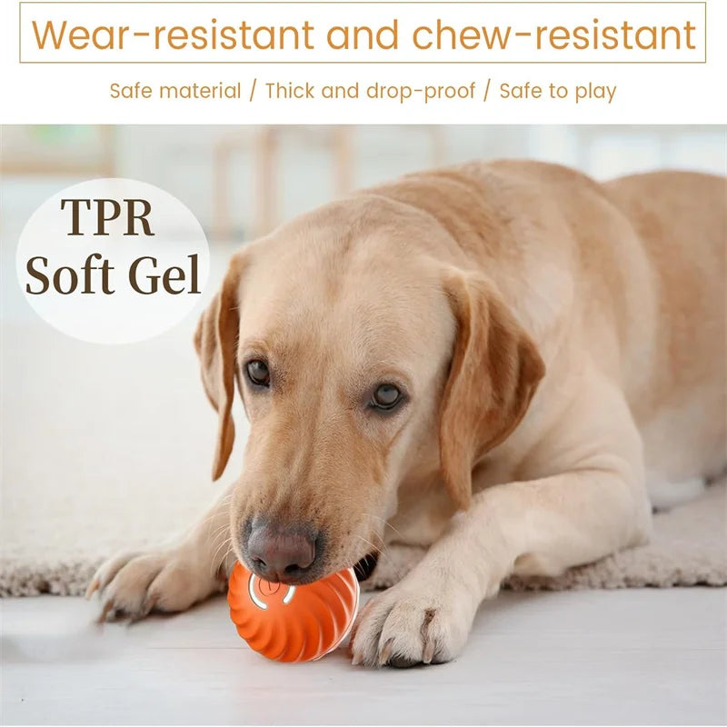 Smart Dog Toys Ball Electronic Interactive Pet Toy Moving Ball USB Automatic Moving Bouncing for Puppy Birthday gift Cat Product