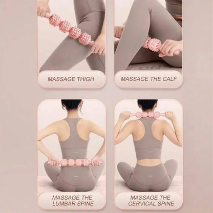  Massage Stick Leg Muscle Relaxer Yoga Roller Slim Calf Roller Full Body Massage Yoga Stick Splintsfitness equipment