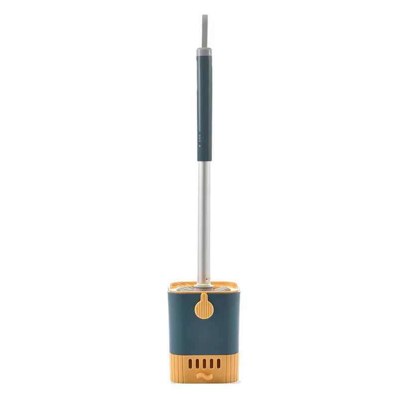 Toilet Brush Set With Holder, Wall Mounted Long Handle Toilet Brush Flexible Toilet Brush Bathroom Brush Cleaning Tools