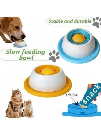 Pet Lick Toys Fun Tray Interactive Dog Toys Slow Feeder Food Dispenser For Puppy Training Enrichment Cat Feeding Crate Accessory