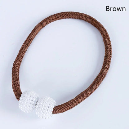 1/2PCS Pearl Magnetic Curtain Clip Curtain Holders Tie Back Buckle Clips Hanging Ball Buckle Tie Back Curtain Decor Accessories