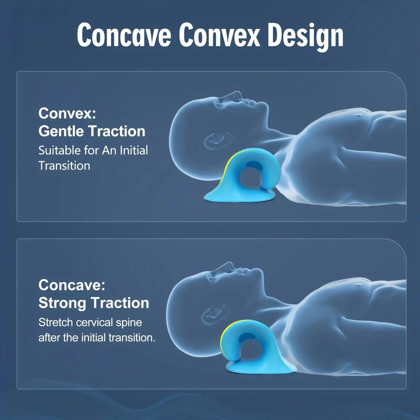 Portable Cervical Massage Pillow Gravity Trigger Point Neck Massager Pillow For Neck Correction Cervical Support Home Use