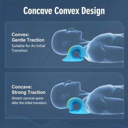 Portable Cervical Massage Pillow Gravity Trigger Point Neck Massager Pillow For Neck Correction Cervical Support Home Use