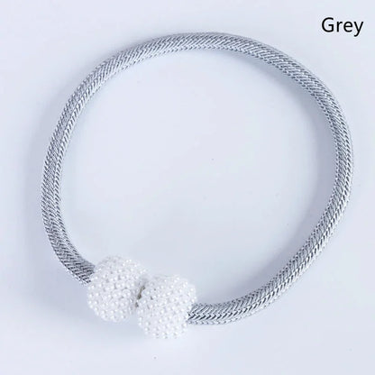 1/2PCS Pearl Magnetic Curtain Clip Curtain Holders Tie Back Buckle Clips Hanging Ball Buckle Tie Back Curtain Decor Accessories