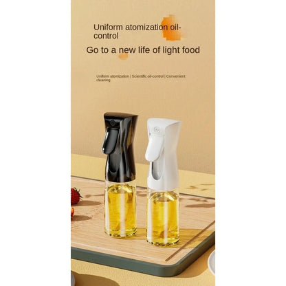 1Pc 200/300/500 ML Oil Spray Pot Kitchen Household Edible Olive Oil Spray Bottle Atomized Misty Oil Tank Air Fryer Spray Bottle