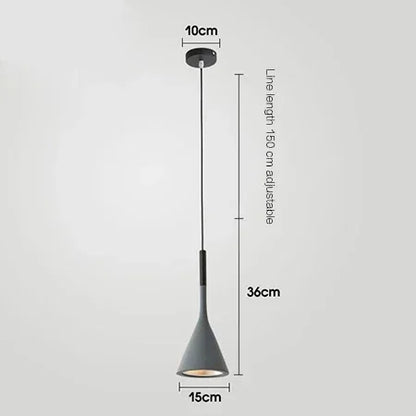 Modern LED pendant light in black and white E27 bedroom table dining room hanging light lampshade home cabinet suitable for