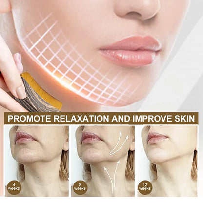 Lymphatic Contour Face Brush, Lymphatic Drainage Massager Facial Massager Face Chin Skin Sculpting Tool for Face,Ergonomically