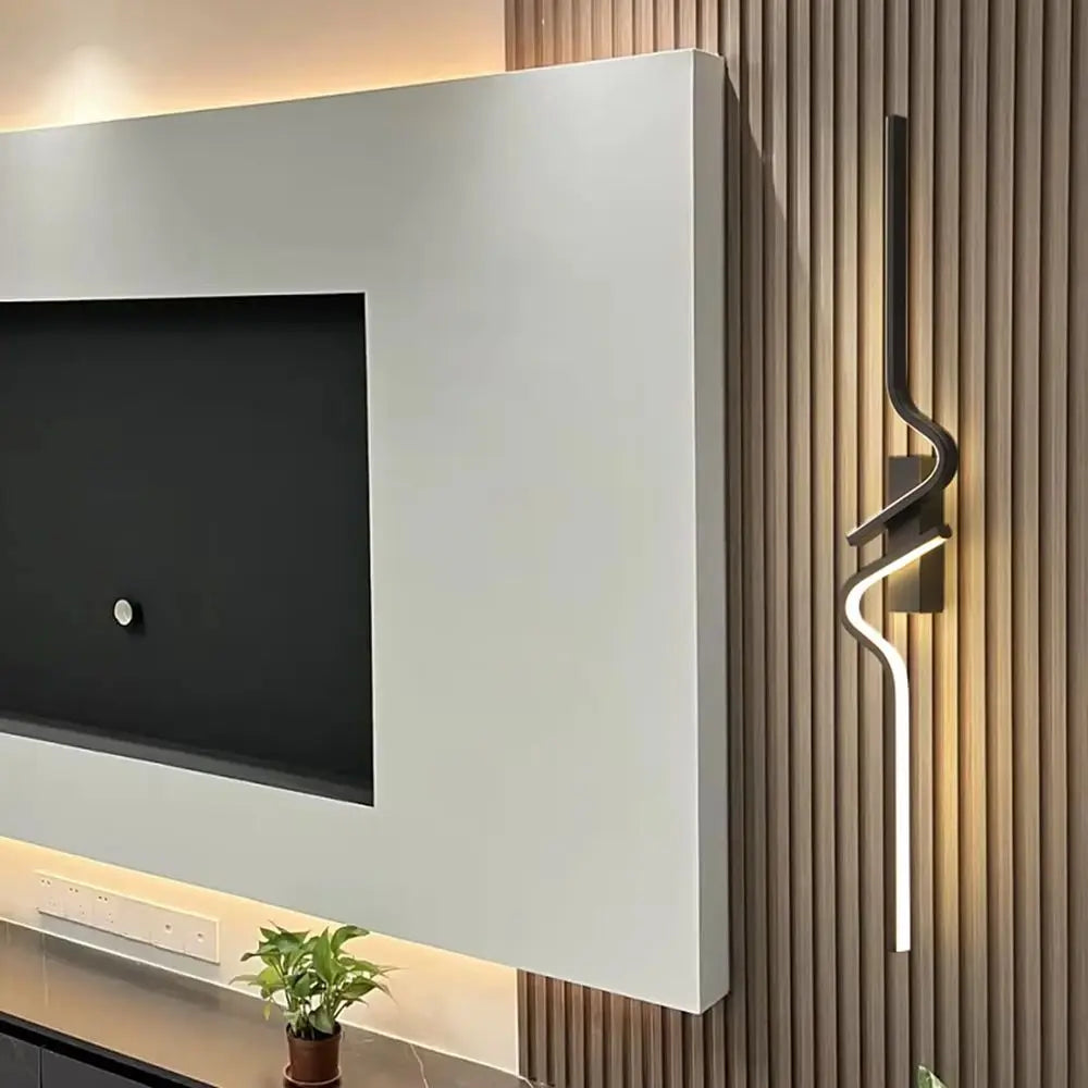 Modern Minimalist Strip Led Wall Light Bedroom Lights For Bedside Wall Sconce Led Light Living Room TV Sofa Background Wall Lamp