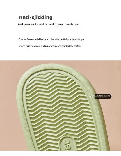 Soft Sole Massage Shower Shoes for Women Men Couples Waterproof Non-slip Home Leisure Fashion Bathroom Slippers