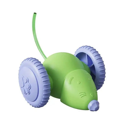 Electric Mouse Car Pet toys Interactive Cat Toy Rechargeable Automatic Teaser with Intelligent Obstacle Avoidance Pet Products