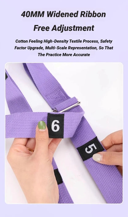 Adjustable Aerial Yoga Strap Pull Rope Women Hammock Stretch Leg Splits Trainer Female Gym Belt Swing Stretching Fitness