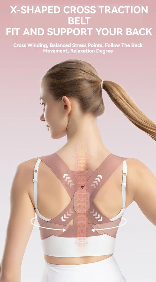 Adult Hunchback Corrector Invisible Back Straightening Stretching Straight Back Open Shoulder Lumbar Correction Belt Men Women