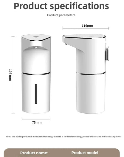 New Bathroom Automatic Sensing Soap Dispenser Type C Multiple Levels Contactless Electric Frother Charging Wall Mounted Vertical