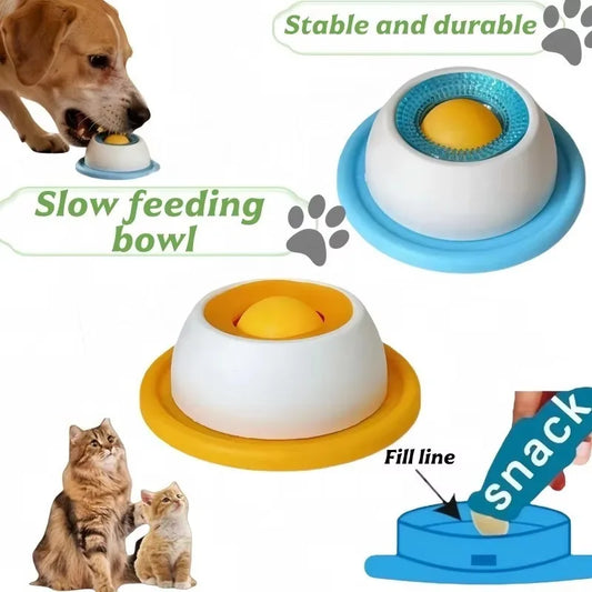 Pet Lick Toys Fun Tray Interactive Dog Toys Slow Feeder Food Dispenser For Puppy Training Enrichment Cat Feeding Crate Accessory