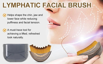 Lymphatic Contour Face Brush, Lymphatic Drainage Massager Facial Massager Face Chin Skin Sculpting Tool for Face,Ergonomically