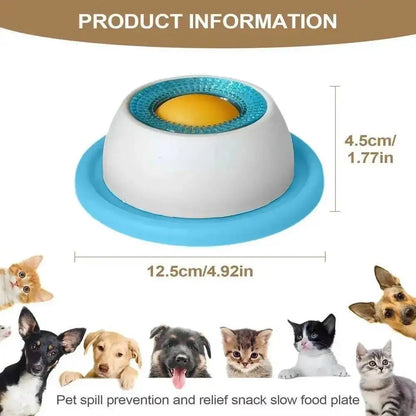 Pet Lick Toys Fun Tray Interactive Dog Toys Slow Feeder Food Dispenser For Puppy Training Enrichment Cat Feeding Crate Accessory