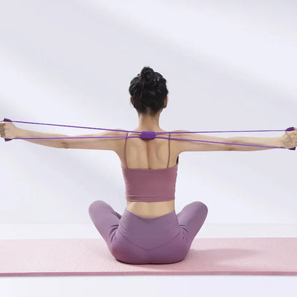 Yoga Resistance Bands Elastic Band Sports Exercise Puller 8-shaped Chest Expander for Body Building Home Gym Fitness Equipment