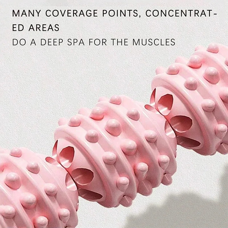  Massage Stick Leg Muscle Relaxer Yoga Roller Slim Calf Roller Full Body Massage Yoga Stick Splintsfitness equipment