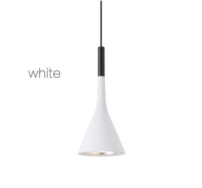 Modern LED pendant light in black and white E27 bedroom table dining room hanging light lampshade home cabinet suitable for