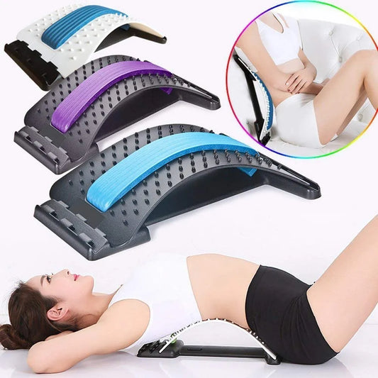 Magnetic Back Massage Muscle Relax Stretcher Posture Therapy Corrector Back Stretch Spine Stretcher Lumbar Support Pain Relief